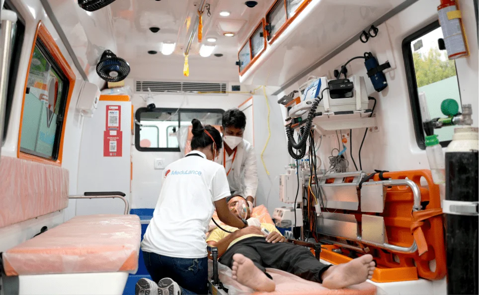Ambulance team ready for emergency response in Delhi NCR